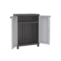 ARMADIO TUTTOPIANI BASSO SERIE TWIST BLACK  680