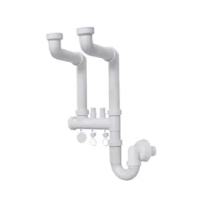 SIFONE MOPLEN LIBERO 2 VIE CON 2 SCARICHI
