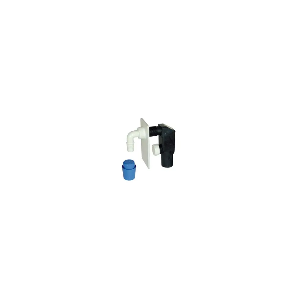 SIFONE MOPLEN A INCASSO PER LAVATRICE DN 40 PIASTRA BIANCA