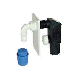 SIFONE MOPLEN A INCASSO PER LAVATRICE DN 40 PIASTRA BIANCA