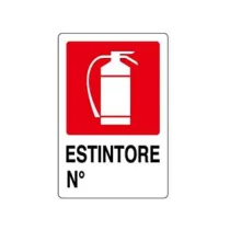 CARTELLO "ESTINTORE N°"