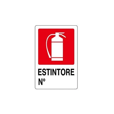 CARTELLO "ESTINTORE N°"