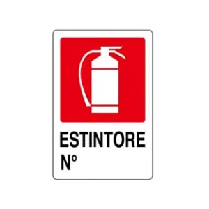 CARTELLO "ESTINTORE N°"