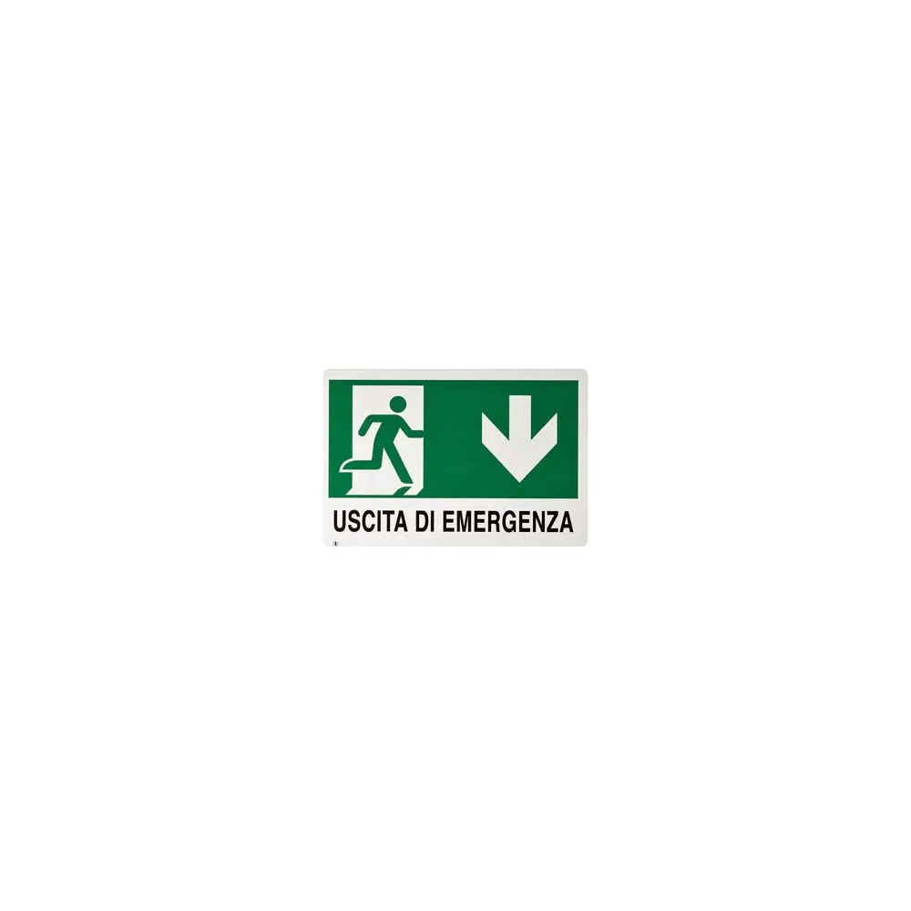 CARTELLO "USCITA DI EMERGENZA"