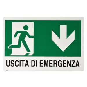 CARTELLO "USCITA DI EMERGENZA"