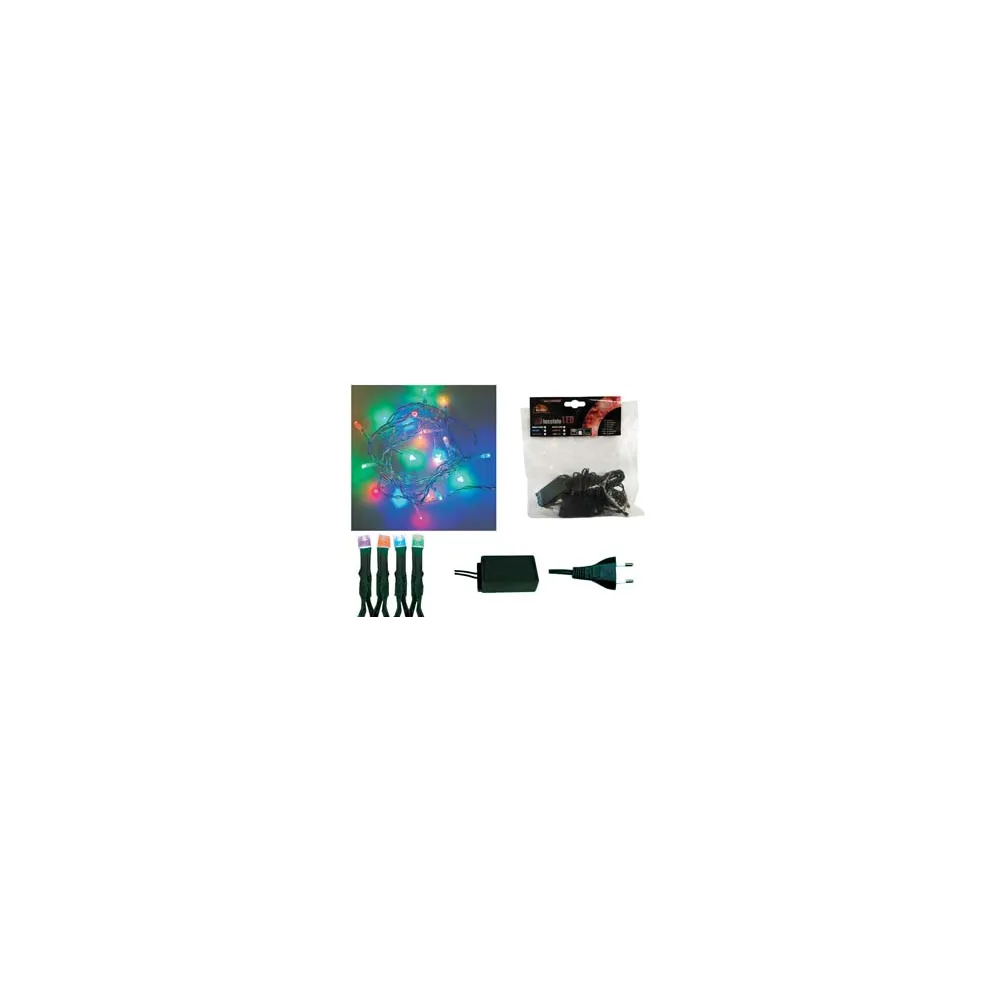 LUCCIOLE A LED MULTICOLOR LUCE FISSA PER INTERNO