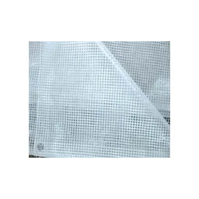 TELO TENDA PE RETINATO TRASPARENTE CON OCCHIOLI