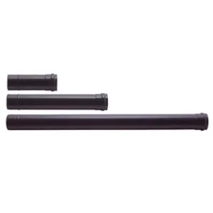 TUBO PER STUFE A PELLET PLUS NERO OPACO PESANTE MM.1