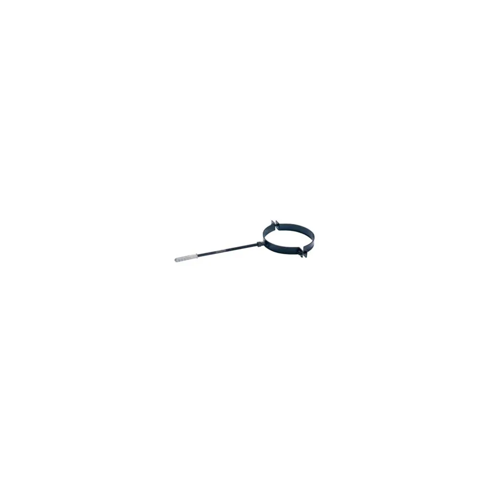 COLLARE PER TUBO STUFE STUFE A PELLET PLUS NERO OPACO