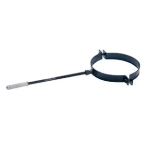 COLLARE PER TUBO STUFE STUFE A PELLET PLUS NERO OPACO