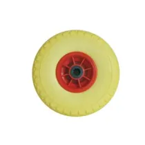 RUOTA PER CARRELLO PU PIENA MM.260 CERCHIO IN PLASTICA