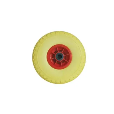 RUOTA PER CARRELLO PU PIENA MM.260 CERCHIO IN PLASTICA