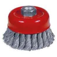 SPAZZOLA A TAZZA PER SMERIGLIATRICE ø mm   80 foro M 14