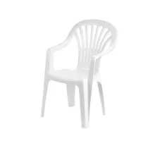 SEDIA POLTRONA DA GIARDINO "ZENA" BIANCA