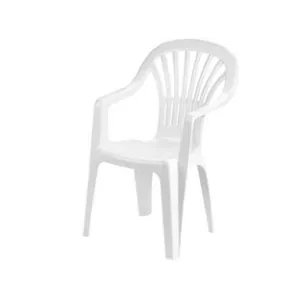 SEDIA POLTRONA DA GIARDINO "ZENA" BIANCA