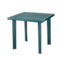 TAVOLO DA GIARDINO "FIOCCO" VERDE CM.80X75X72H.