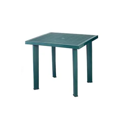 TAVOLO DA GIARDINO "FIOCCO" VERDE CM.80X75X72H.