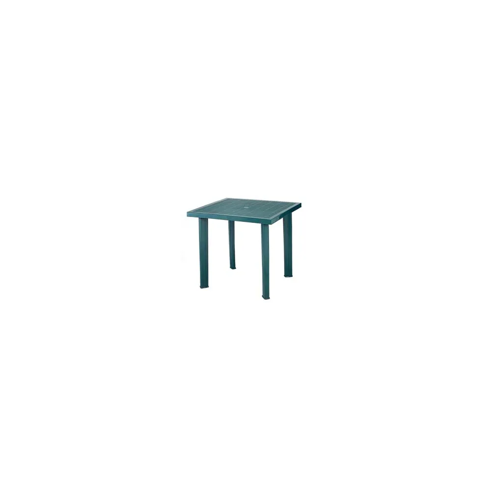 TAVOLO DA GIARDINO "FIOCCO" VERDE CM.80X75X72H.