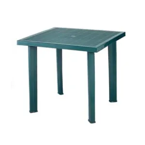TAVOLO DA GIARDINO "FIOCCO" VERDE CM.80X75X72H.