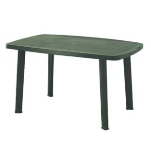TAVOLO DA GIARDINO "FARO" VERDE CM.135X82X72H.