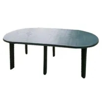 TAVOLO DA GIARDINO "TAVOLO 180" VERDE CM.181X90X72H.