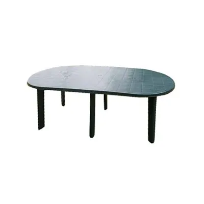 TAVOLO DA GIARDINO "TAVOLO 180" VERDE CM.181X90X72H.