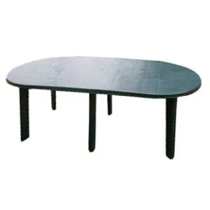 TAVOLO DA GIARDINO "TAVOLO 180" VERDE CM.181X90X72H.