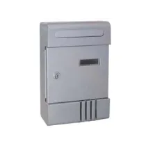 CASSETTA POSTALE IN METALLO PER ESTERNI ARGENTO