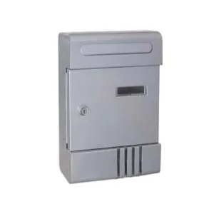 CASSETTA POSTALE IN METALLO PER ESTERNI ARGENTO