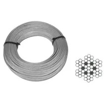 FUNE METALLICA IN ACCIAIO INOX AISI 316 49 FILI