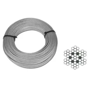 FUNE METALLICA IN ACCIAIO INOX AISI 316 49 FILI