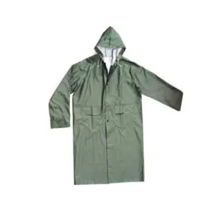 IMPERMEABILE CAPPOTTO IN PVC BISPALMATO PLP VERDE