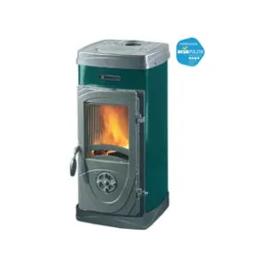 STUFA A LEGNA SUPER JUNIOR 5 KW VERDE