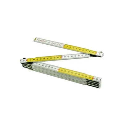 DOPPIOMETRO IN LEGNO BIANCO/GIALLO CE