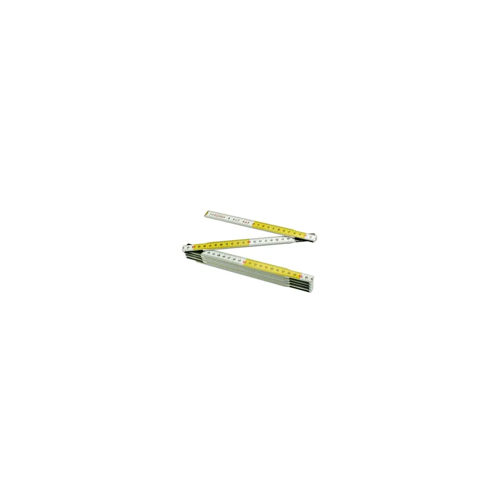 DOPPIOMETRO IN LEGNO BIANCO/GIALLO CE