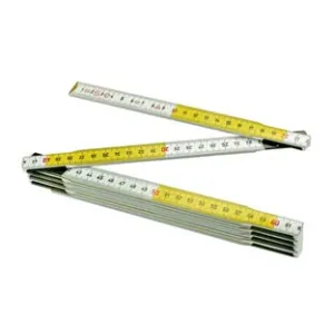 DOPPIOMETRO IN LEGNO BIANCO/GIALLO CE
