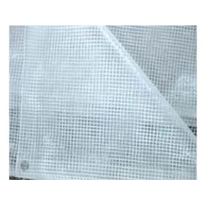 TELO TENDA PE RETINATO TRASPARENTE CON OCCHIOLI
