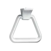 PORTASCIUGAMANI ANELLO IN PLASTICA BIANCO