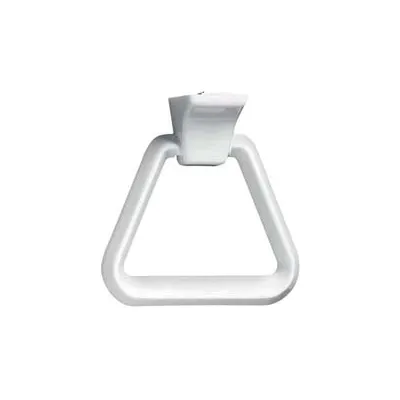PORTASCIUGAMANI ANELLO IN PLASTICA BIANCO
