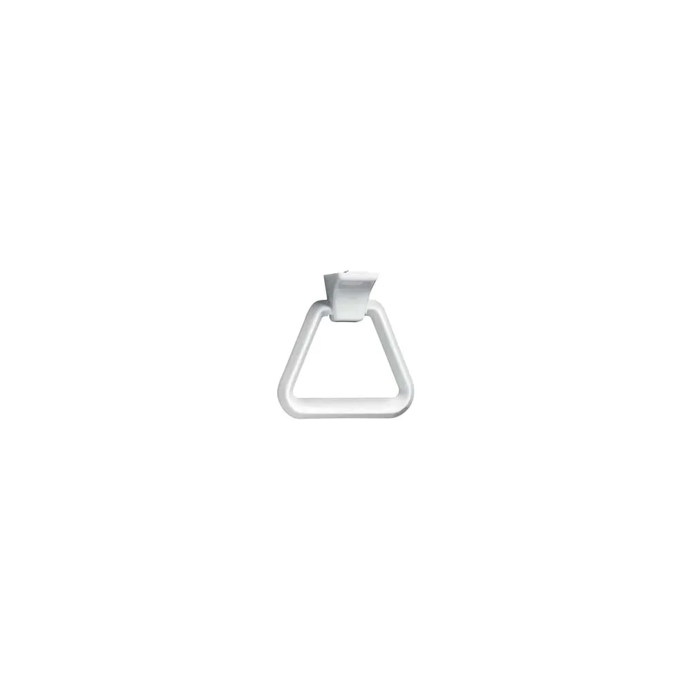 PORTASCIUGAMANI ANELLO IN PLASTICA BIANCO