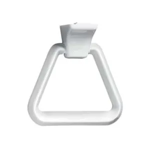 PORTASCIUGAMANI ANELLO IN PLASTICA BIANCO