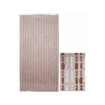 TENDA ANTI MOSCHE CORALLO MARRONE-CRISTALLO