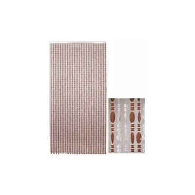 TENDA ANTI MOSCHE CORALLO MARRONE-CRISTALLO