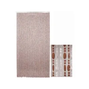 TENDA ANTI MOSCHE CORALLO MARRONE-CRISTALLO