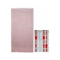 TENDA ANTI MOSCHE CORALLO ROSSO-CRISTALLO