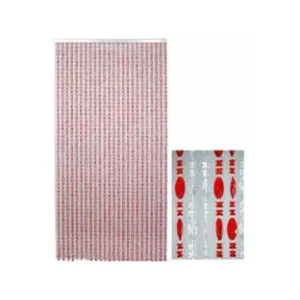 TENDA ANTI MOSCHE CORALLO ROSSO-CRISTALLO