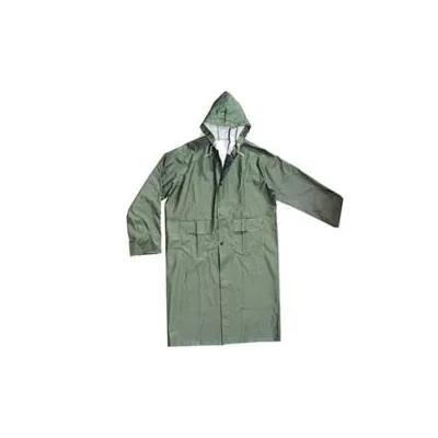 IMPERMEABILE CAPPOTTO IN PVC BISPALMATO PLP VERDE