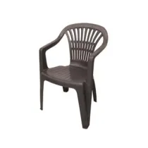 SEDIA POLTRONA DA GIARDINO "LYRA" ANTRACITE