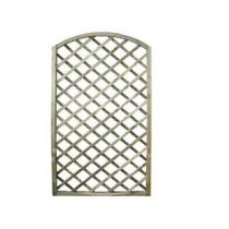 TRALICCIO AD ARCO IN PINO IMPREGNATO CORNICE MM.30X35