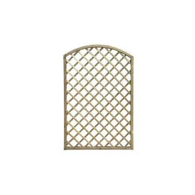 TRALICCIO AD ARCO IN PINO IMPREGNATO CORNICE MM.40X40